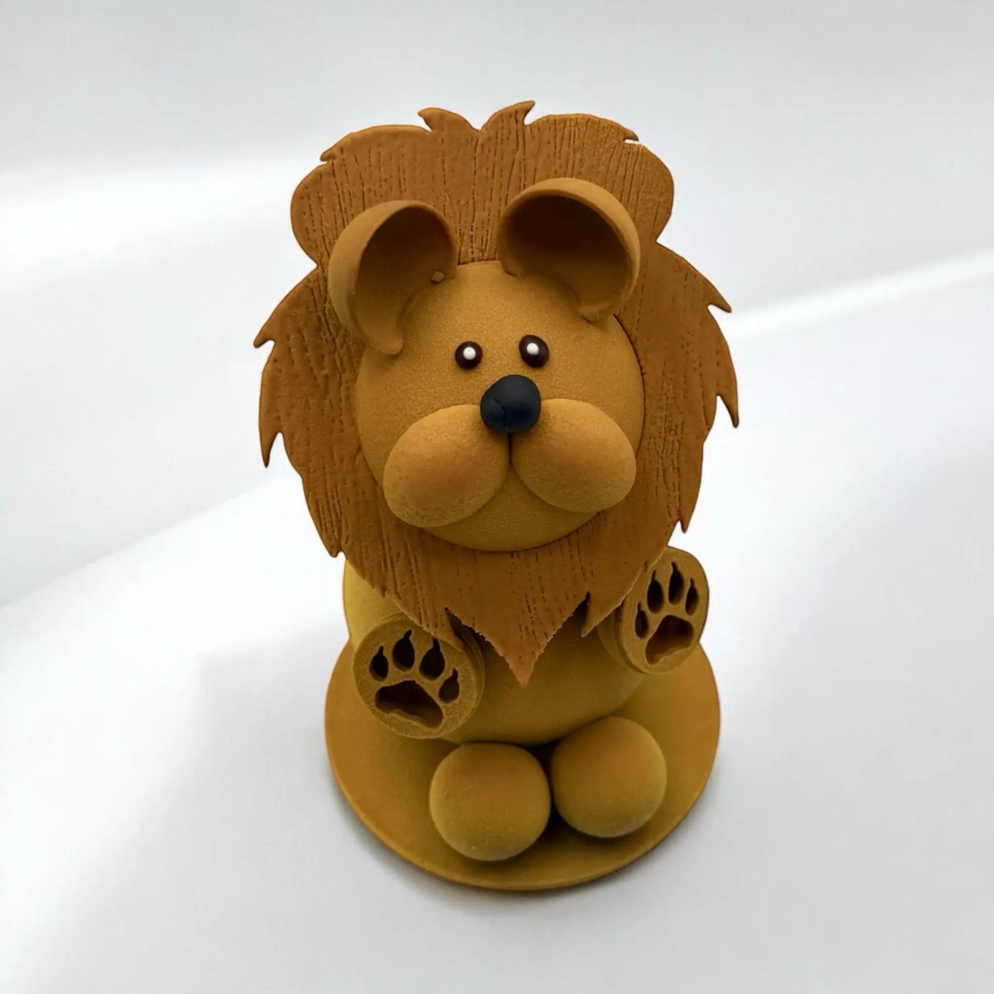 Lion en chocolat